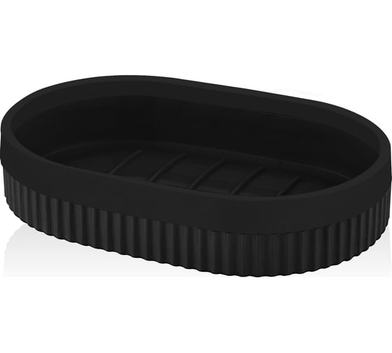 Мыльница VIALEX COLUMB арт CKB404T-black 1