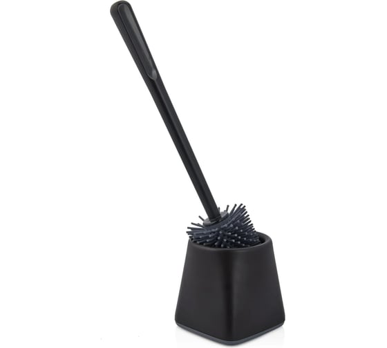 Ершик для унитаза с подставкой VIALEX арт WS101-black 1