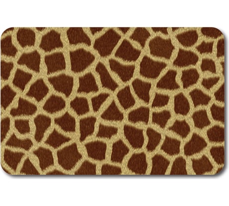 Комплект: коврик для ванной 68х45 см.+ коврик для WC 45x40 см. рисунок: "GIRAFFA" CARPET 000000