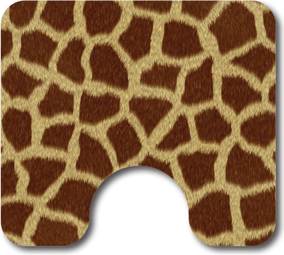 Коврик для ванной и туалета Veragio CARPET комплект 68х45 см, WC 45x40 см, рисунок GIRAFFA VR.CPT-7200.08