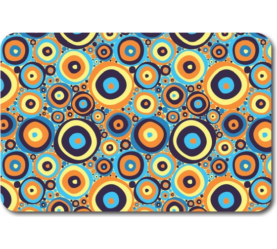 Коврик для ванной и туалета Veragio CARPET комплект 68х45 см, WC 45x40 см, рисунок BUBBLES VR.CPT-7200.07 1