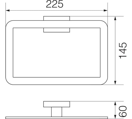 Кольцо Veragio RAMBA хром VR.RMB-4923.CR