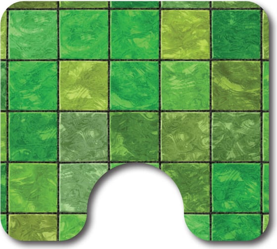 Коврик для ванной и туалета Veragio CARPET 68х45 см, WC 45x40 см, рисунок FLORA VR.CPT-7200.11