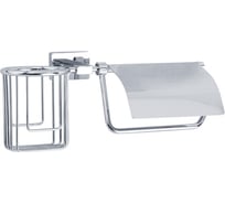 Бумагодержатель Veragio Ramba закрытый, с держателем освежителя воздуха, хром VR.RMB-4985.CR
