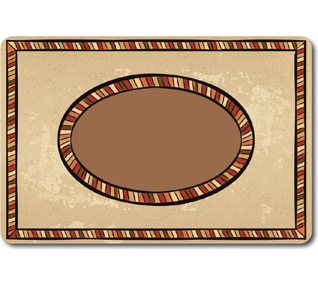 Коврик для ванной Veragio Carpet 60х40 см, рисунок ETNO VR.CPT-7160.13