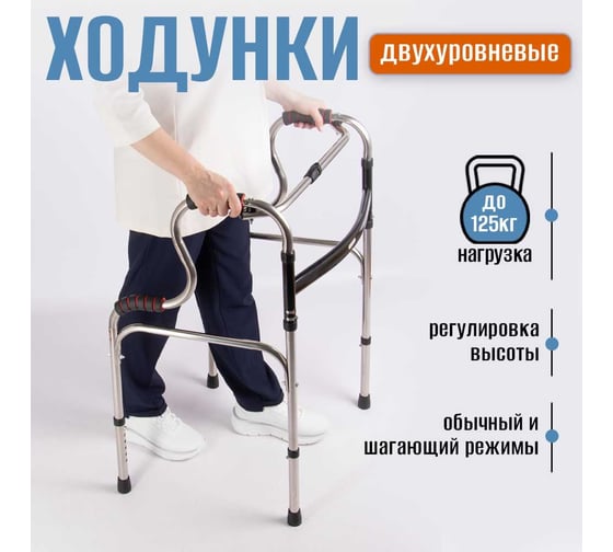 Ходунки двухуровневые BIOFORCE W-TLS1 Btp-038