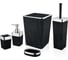 Набор для ванной комнаты 5 предметов VIALEX COLUMB арт CKB003-black 1