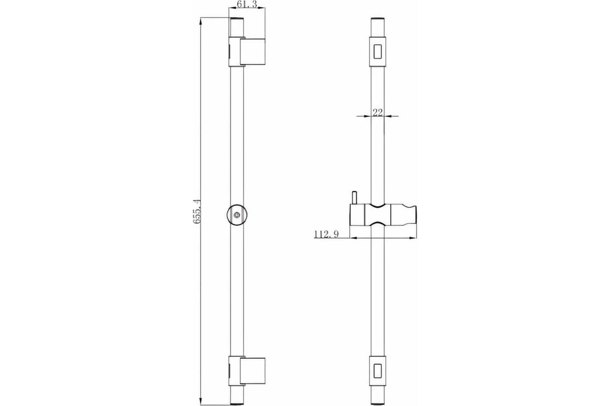 Стойка для душа Milardo Simp SIM6500M17 - выгодная цена, отзывы ...