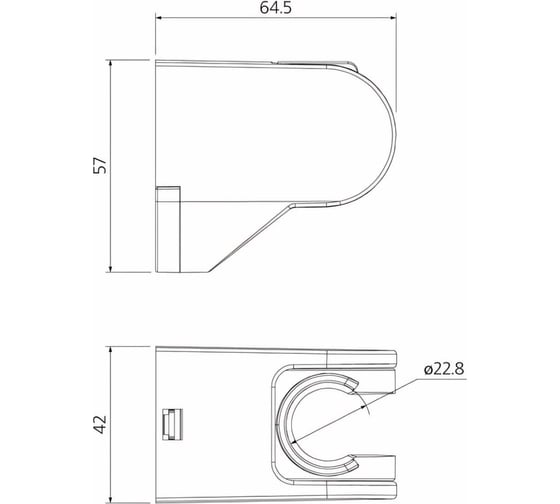 Держатель для лейки Milardo 360 360CP00M53