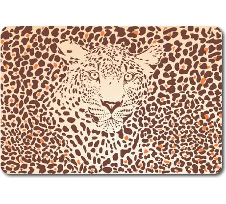 Коврик для ванной CARPET 60х40 см., рисунок "GHEPARDO"