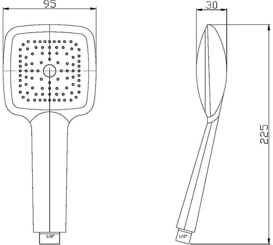 Душевая лейка Latuno L80008B