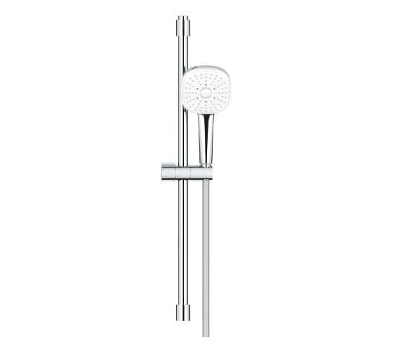 Душевой гарнитур GROHE 27579003 Tempesta Cube 110 3 режима струи, душевая штанга 600 мм, шланг 1750 мм, 8.4 л/мин, хром (замена 27579002) 00000136600