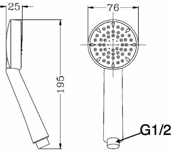 Душевая лейка Latuno L80012B
