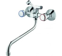 Смеситель для ванны Zollen Wolfsburg с аксессуарами, нижний излив 300 мм WO62420441 443401