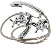 Смеситель для ванны Zollen Rostock с аксессуарами, короткий излив 150 мм RO61421041 448011