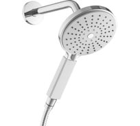 Душевой набор Swedbe Calypso лейка 3 режима, подвижный кронштейн, шланг PVC 1.75 м 5013