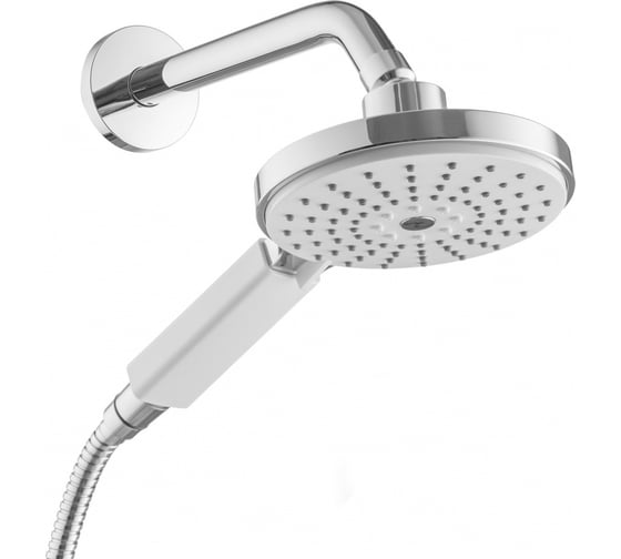 Душевой набор Swedbe Calypso лейка 3 режима, подвижный кронштейн, шланг PVC 1.75 м 5013