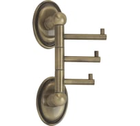 Тройной крючок Veragio BONJOUR поворотный, бронза VR.BNR-7835.BR