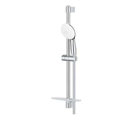 Душевой гарнитур GROHE 27926003 Tempesta 110, 2 режима струи, 13.5 л/мин, полочка, душевая штанга 600 мм, шланг 1750 мм, хром (замена 27926001) 00000136680