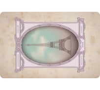 Коврик для ванной Veragio Carpet 60х40 см, рисунок Paris VR.CPT-7160.19