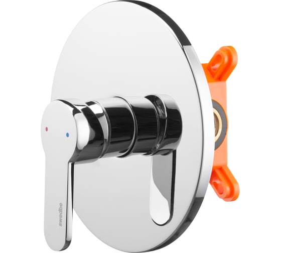 Встроенный смеситель Swedbe Platta 1 функциональный, в монтажном боксе 5523