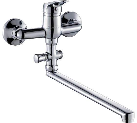 Смеситель для ванны Zollen Leipzig нижний излив 350 мм, картридж 35 мм LE62610441 443385 1
