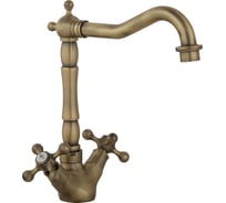 Смеситель для раковины Veragio AGATHA излив змейка, бронза VR.AGT-3721.BR