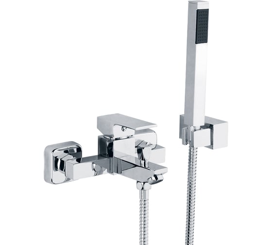 Смеситель для ванны Veragio QUARTET монокомандный, с ручным душем, хром VR.QRT-4601.CR