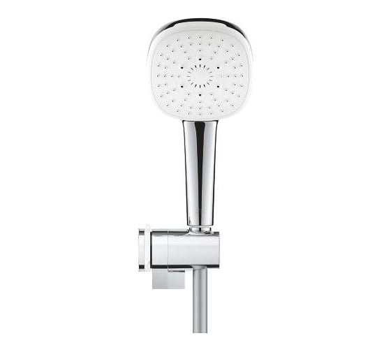 Душевой набор GROHE 27584003 Tempesta Cube 110, 3 режима струи, настенный держатель, шланг 1750 мм, 8,4 л/мин, хром (замена 27584002) 00000136601