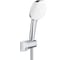 Душевой набор GROHE 27584003 Tempesta Cube 110, 3 режима струи, настенный держатель, шланг 1750 мм, 8,4 л/мин, хром (замена 27584002) 00000136601 1