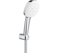 Душевой набор GROHE 27588003 Tempesta 110, 3 режима струи, настенный держатель, шланг 1500 мм, 8.4 л/мин, хром (замена 27588002) 00000136602