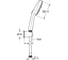 Душевой набор GROHE 27588003 Tempesta 110, 3 режима струи, настенный держатель, шланг 1500 мм, 8.4 л/мин, хром (замена 27588002) 00000136602 4
