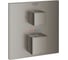 Внешняя часть термостата для душа Grohe Grohtherm Cube на 2 потребителя, темный графит матовый 24154AL0 1