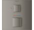 Внешняя часть термостата для душа Grohe Grohtherm Cube на 2 потребителя, темный графит матовый 24154AL0 2