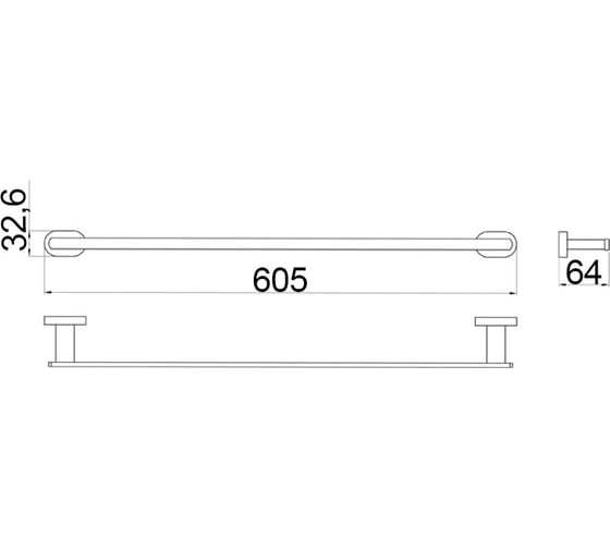 Полотенцедержатель Raiber R50110