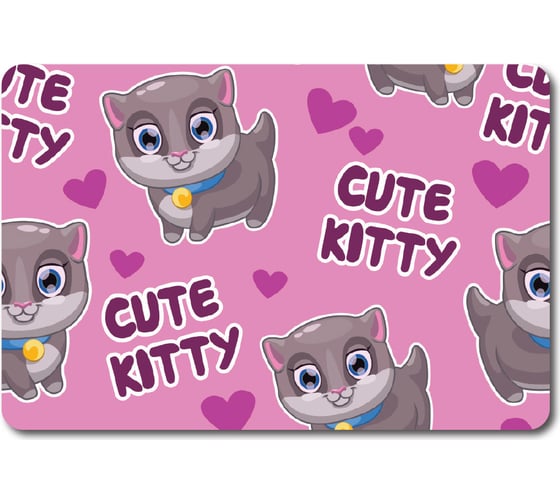 Коврик для ванной Veragio CARPET 60х40 см, рисунок KITTY VR.CPT-7160.15 1