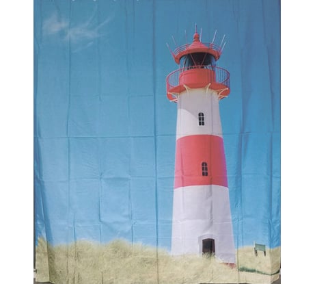 Шторка для ванны Melodia della vita тканевая Полный штиль MZ-117 180х200 21003