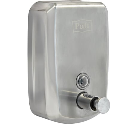 Дозатор для жидкого мыла Puff 8708 из нержавеющей стали, хром, 800 мл, с ключом 1402.138