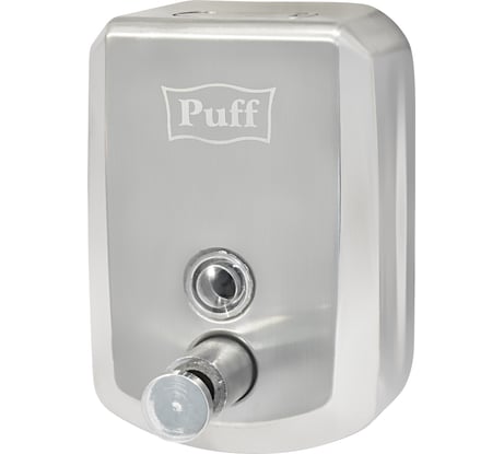 Дозатор для жидкого мыла Puff 8705 из нержавеющей стали, хром, 500 мл, с ключом 1402.137