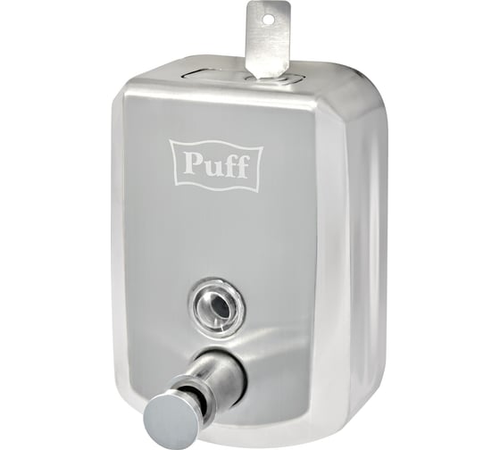Дозатор для жидкого мыла Puff 8705 из нержавеющей стали, хром, 500 мл, с ключом 1402.137