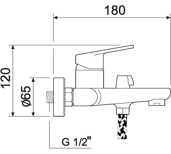 Смеситель для ванны РМС SL132-009E