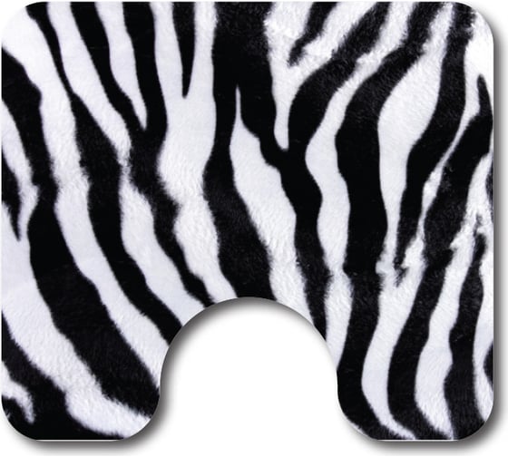 Коврики для ванной и туалета Veragio CARPET комплект 68х45 см, WC 45x40 см рисунок ZEBRA VR.CPT-7200.06