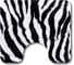 Коврики для ванной и туалета Veragio CARPET комплект 68х45 см, WC 45x40 см рисунок ZEBRA VR.CPT-7200.06 2