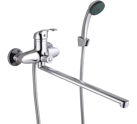 Смеситель для ванны Veragio PONT монокомандный, с изливом L40 см и ручным душем, хром VR.PNT-2105.CR