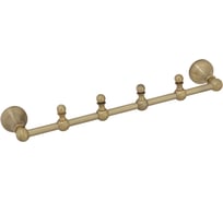 Перекладина с 4-мя крючками L40 см GIALETTA бронза