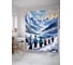Штора для ванной, занавеска водоотталкивающая в ванную комнату тканевая JoyArty "Аниме в горах" sc_sd1392 2
