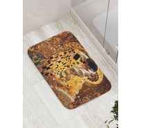 Коврик для ванной комнаты и туалета противоскользящий JoyArty "Поцелуй" 52x77 см bath_sd1147