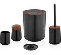 Набор для ванной комнаты VIALEX ELEGANCE 5 предметов YB200-black