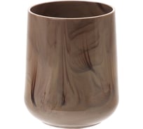 Стаканчик для зубных щеток VIALEX ELEGANCE MARBLE EYM104-latte