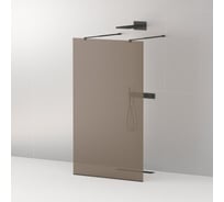 Душевая перегородка Cezares LIBERTA-L-2-80-BR-NERO